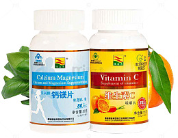 贝兴牌钙镁片维生素C