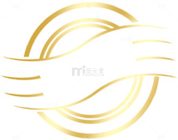 金色边框条纹
