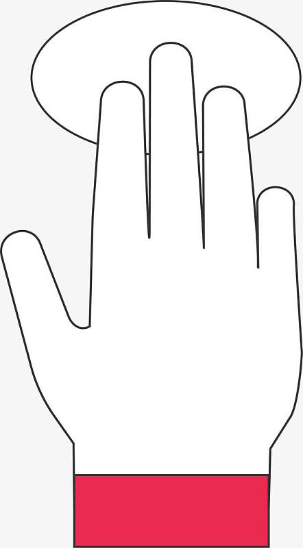 卡通手掌矢量图(1562x2342)png卡通简笔画手绘努力加油拳头装饰(2500x