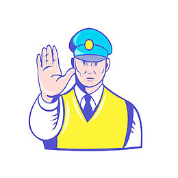 请靠边停车，接受检查
