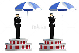 站岗警察
