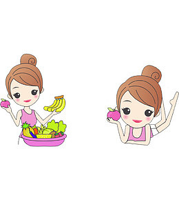 节食女孩
