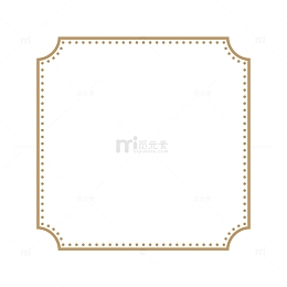 复古花纹边框