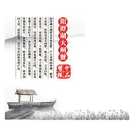水墨风格大闸蟹