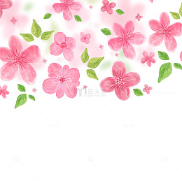梦幻粉红色花朵
