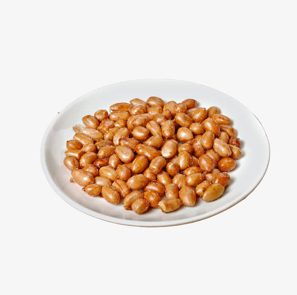 产品实物油炸花生米一盘