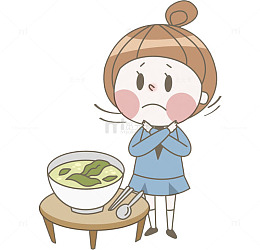 拒绝喝药的女孩