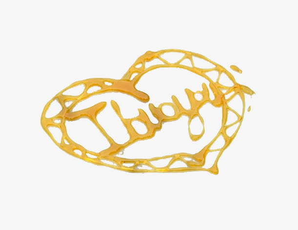 糖画iloveyou心形图片