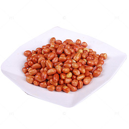 产品实物油炸花生米一盘