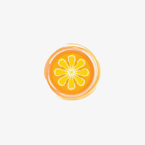 卡通手绘橙子片