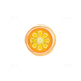 卡通手绘橙子片