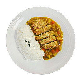 咖喱鸡排饭盖饭