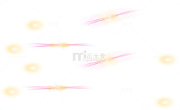 光晕和光影漂浮素材