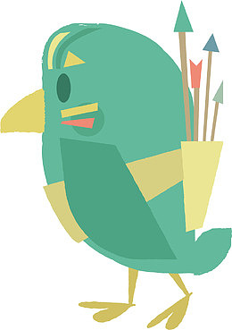 绿色海豚矢量图