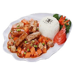 红烧排骨盖饭