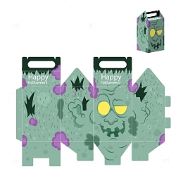 万圣节科学怪人包装盒