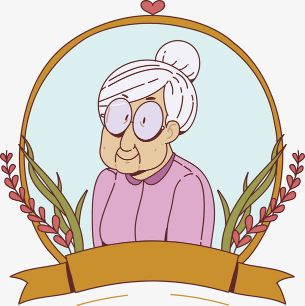 老奶奶动漫人物慈祥图片