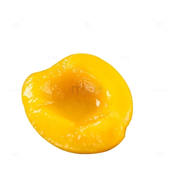 黄桃切开