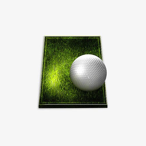高尔夫3D模型素材图片