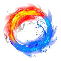 卡通手绘火焰特效png