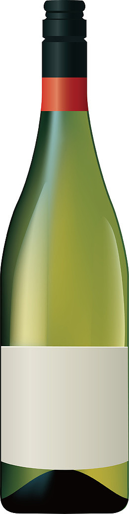 浅绿色酒瓶