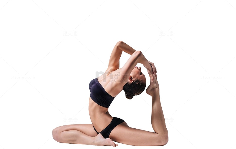 健身瑜伽少女