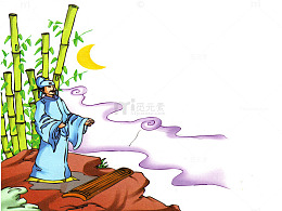手绘风格唐诗三百首配图