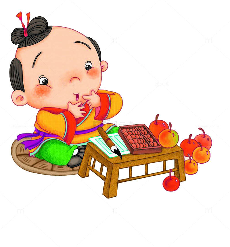 矢量古诗歌配图
