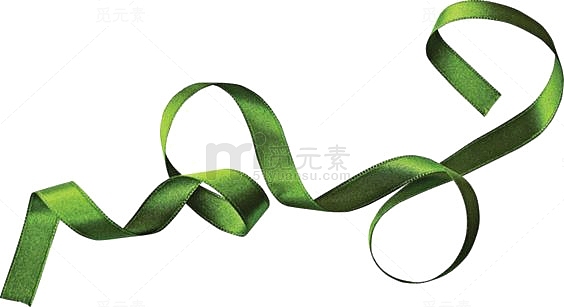 绿色丝带