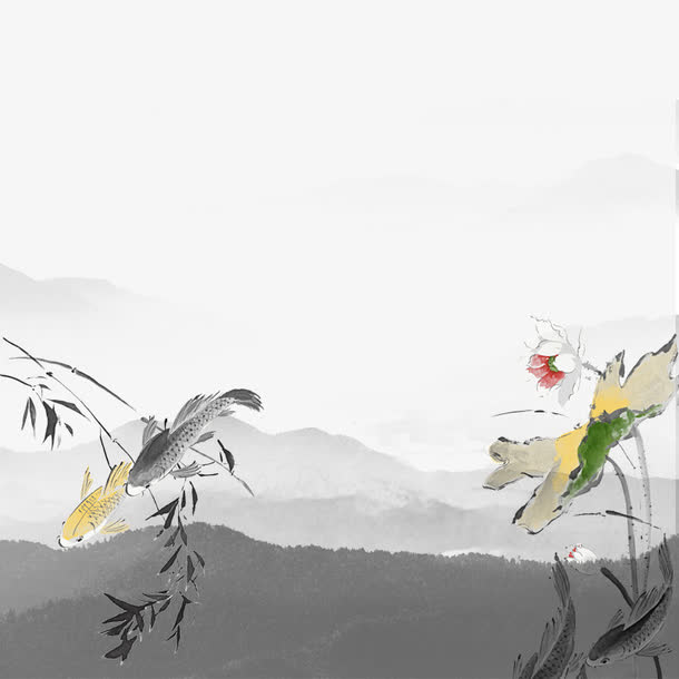 关键词 : 中国风,彩色水墨,国画,平面装饰,水墨海报,宣传装饰,中国风