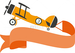 飞机装饰标题栏