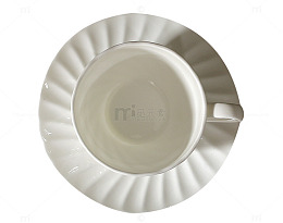 俯拍成套茶碗