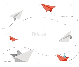 卡通纸飞机