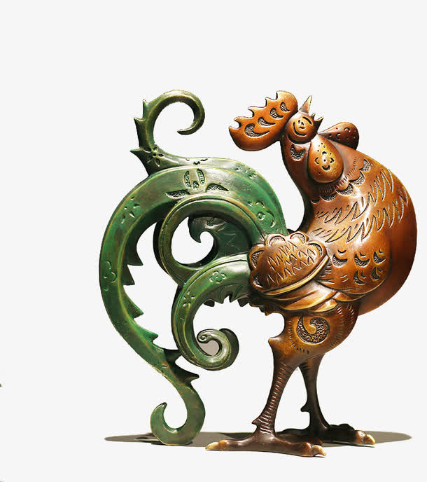 瓯偲雕塑雄鸡