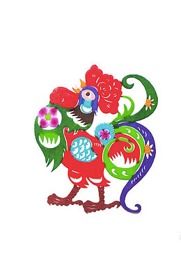 矢量图鸡年