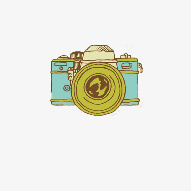 手绘单镜头相机