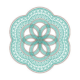 复杂防伪花纹