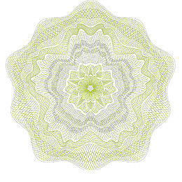 绿色防伪花纹