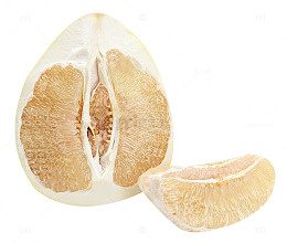 黄皮白心蜜柚