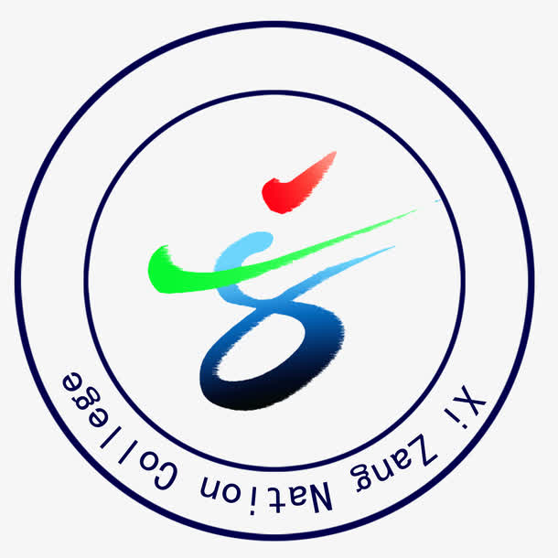圆形大气学院标志