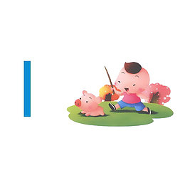 卡通元音插图