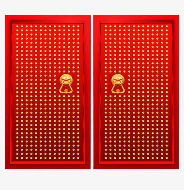 中国传统经典大红门