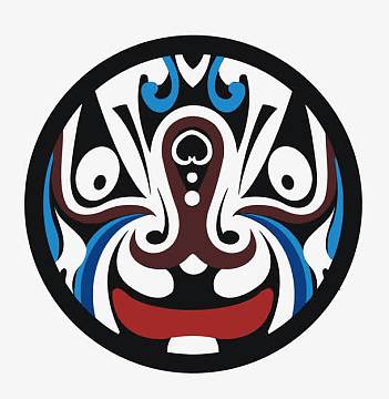 川剧脸谱素材_川剧脸谱图片元素-觅元素