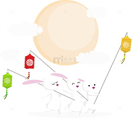兔子打灯笼