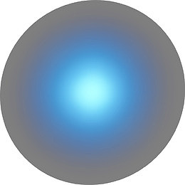 蓝色清新光芒光晕
