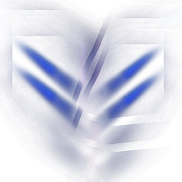 蓝色光影流星效果png