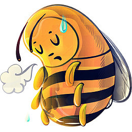 叹气的蜜蜂