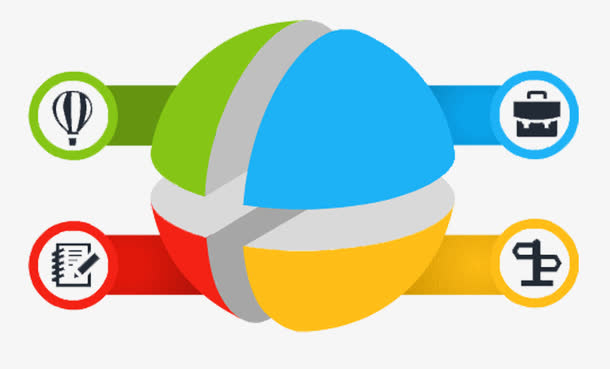 关键词 : 彩色,商务,立体,球形,免抠png素材,ppt[声明] 觅元素所有