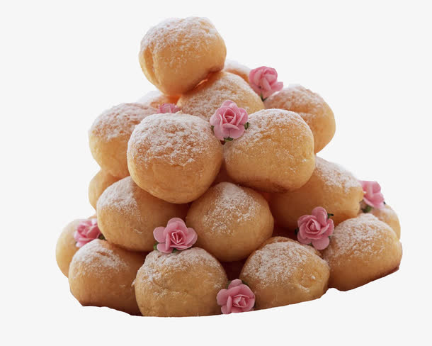 梅花球形小蛋糕