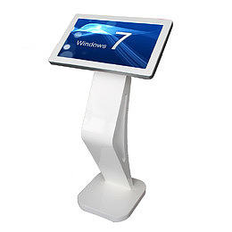 纯白色立式查询机